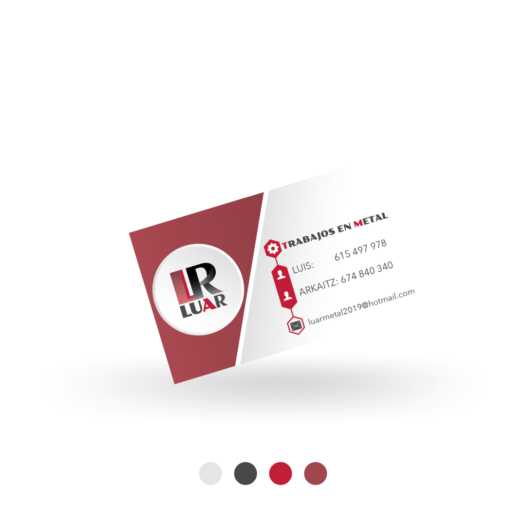 Tarjeta Luar Metal
